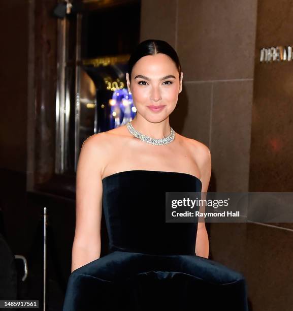 Gal Gadot attends as Tiffany & Co. Celebrates the reopening of NYC Flagship store, on April 27, 2023 in New York City.