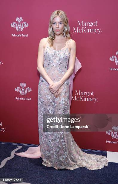 Sienna Miller attends 2023 The Prince's Trust Gala at Cipriani South Street on April 27, 2023 in New York City.