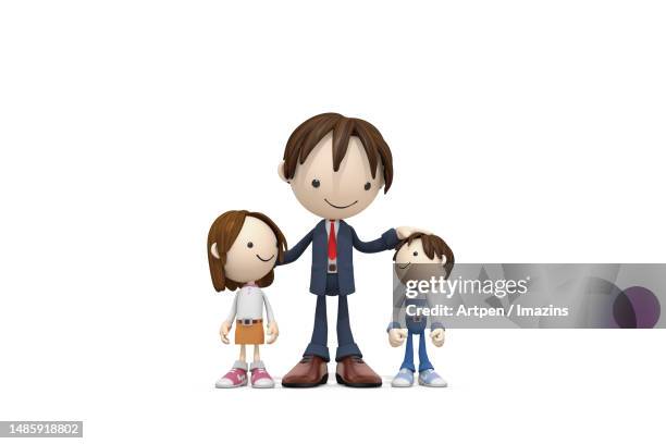3d, character, illustration, object - teacher explaining stock illustrations