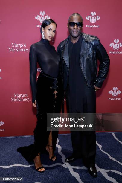 Sabrina Dhowre Elba and Idris Elba attend 2023 The Prince's Trust Gala at Cipriani South Street on April 27, 2023 in New York City.