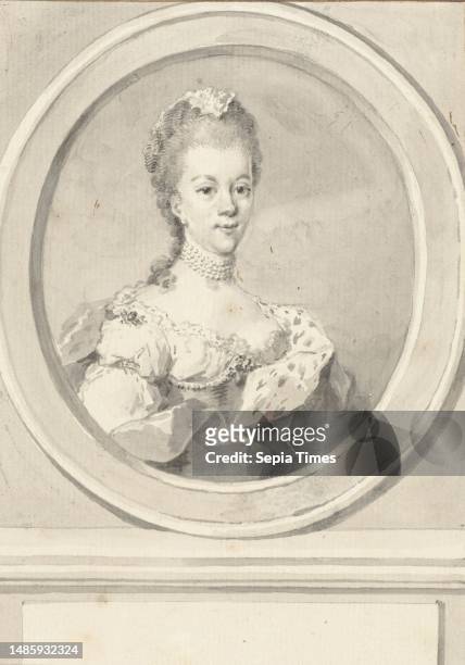 Portrait of Wilhelmina Frederica Sophia of Prussia, Aert Schouman, 1720 - 1792, Portrait of Wilhelmina Frederica Sophia of Prussia , Princess of...