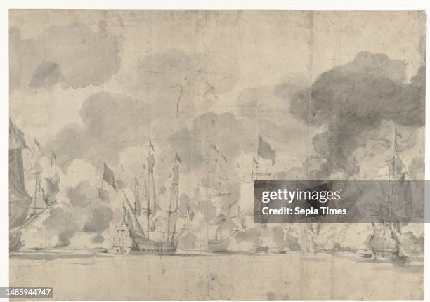 Sea battle for Lowestoft between the English under the Duke of York and the Dutch under Wassenaer of Obdam. Detailed performance on six consecutive...