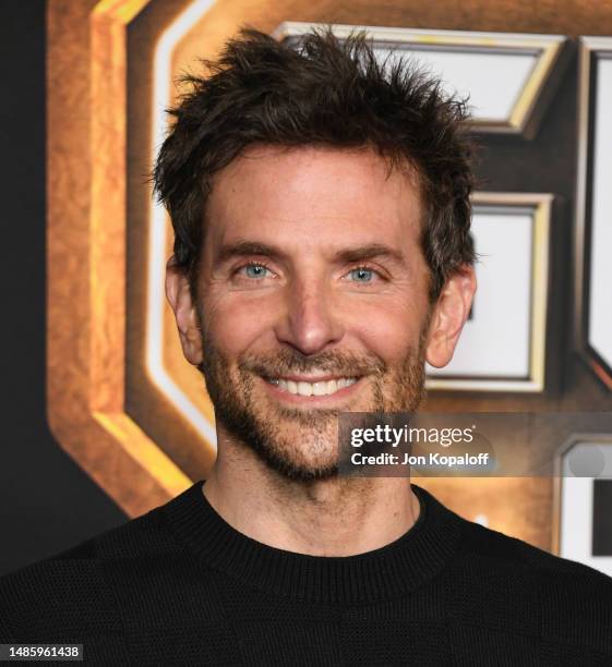 Bradley Cooper attends World Premiere Of Marvel Studios' "Guardians Of The Galaxy Vol. 3" on April 27, 2023 in Hollywood, California.