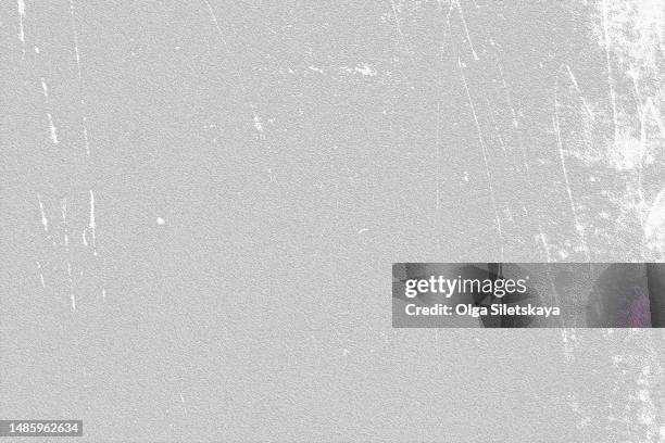 gray texture background with scratches - vinyl film stockfoto's en -beelden