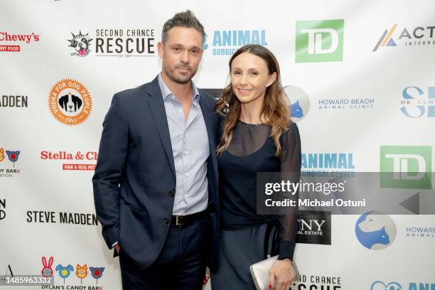 Justin Waterman and Georgina Bloomberg attend the NYC Second Chance Rescue's 3rd Annual Rescue Ball at The Pierre on April 27, 2023 in New York City.