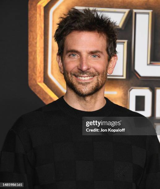 Bradley Cooper attends World Premiere Of Marvel Studios' "Guardians Of The Galaxy Vol. 3" on April 27, 2023 in Hollywood, California.