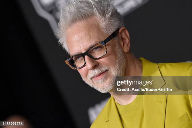 James Gunn attends the World Premiere of Marvel Studios' "Guardians of the Galaxy Vol. 3" on April 27, 2023 in Hollywood, California.