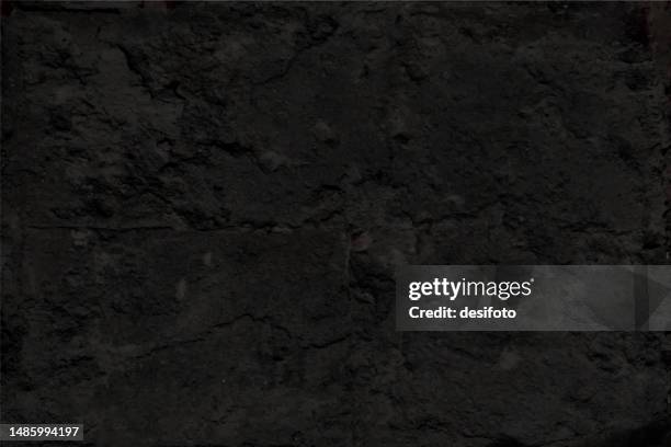 dark jet black coloured plain grunge textured rustic textured effect vector background with cracks and uneven texture like plastered blistered painted wall - cracked asphalt stock illustrations
