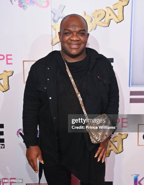 Derek J attends "Brat Loves Judy" Season 3 Premiere Screening at Regal Atlantic Station on April 27, 2023 in Atlanta, Georgia.