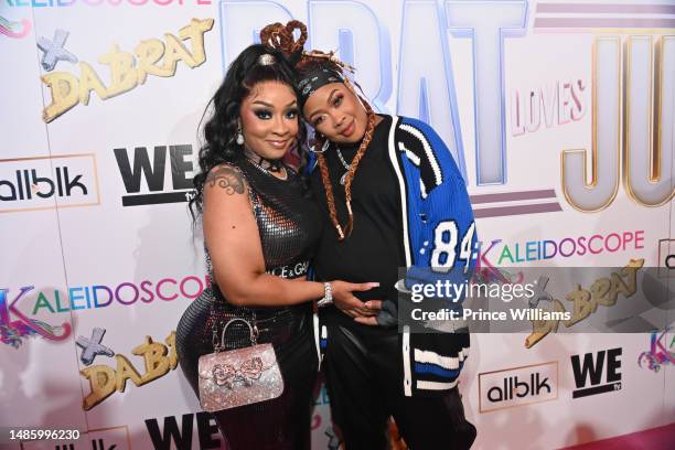 Jesseca Dupart and Da Brat attend "Brat Loves Judy" Season 3 Premiere Screening at Regal Atlantic Station on April 27, 2023 in Atlanta, Georgia.