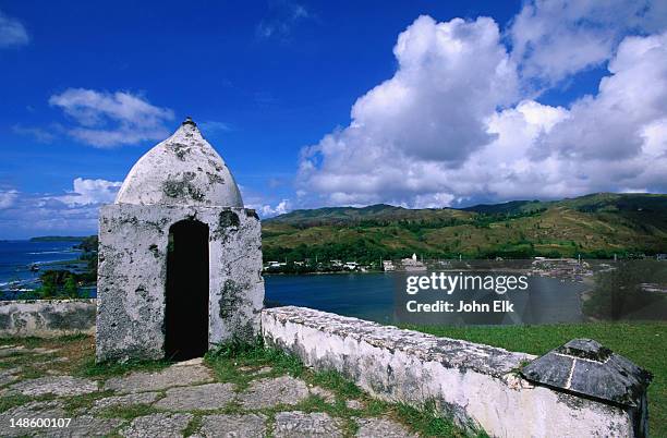 sentry post at fort soledad, umatac. - guam stock-fotos und bilder