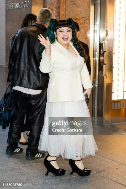 Naomi Watanabe attends as Tiffany & Co. Celebrates the reopening of NYC Flagship store, The Landmark on April 27, 2023 in New York City.