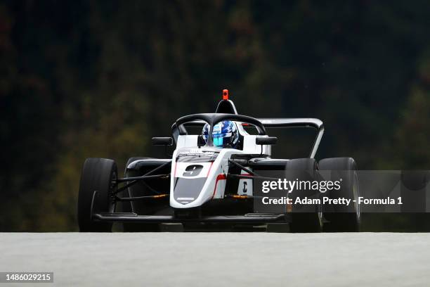 Chloe Grant of Scotland and ART Grand Prix drives on track during Free Practice 2 prior to the F1 Academy Series Round 1:Spielberg at Red Bull Ring...