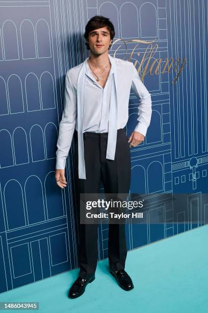 Jacob Elordi attends the reopening of The Landmark at Tiffany & Co 5th Avenue on April 27, 2023 in New York City.