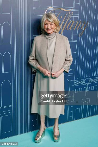 Martha Stewart attends the reopening of The Landmark at Tiffany & Co 5th Avenue on April 27, 2023 in New York City.