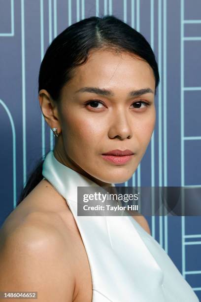 Adinia Wirasti attends the reopening of The Landmark at Tiffany & Co 5th Avenue on April 27, 2023 in New York City.