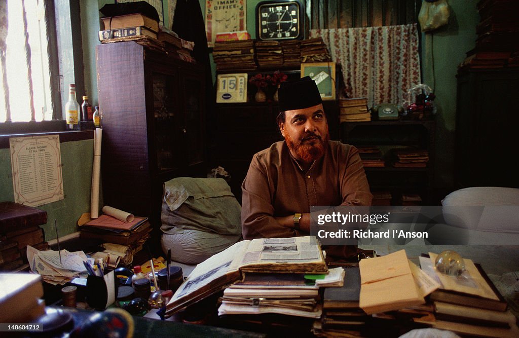 The Imam (Muslim leader) of the Tippu Sultan mosque in Kolkata.