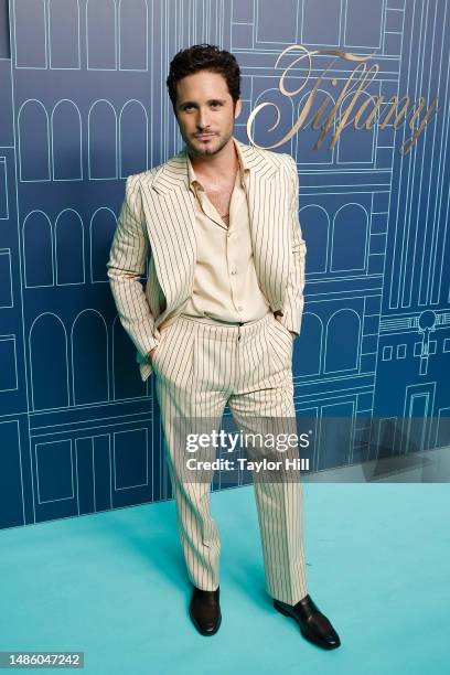 Diego Boneta attends the reopening of The Landmark at Tiffany & Co 5th Avenue on April 27, 2023 in New York City.