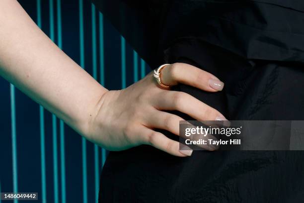 Natasha Lau attends the reopening of The Landmark at Tiffany & Co 5th Avenue on April 27, 2023 in New York City.