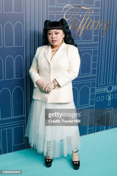 Naomi Watanabe attends the reopening of The Landmark at Tiffany & Co 5th Avenue on April 27, 2023 in New York City.