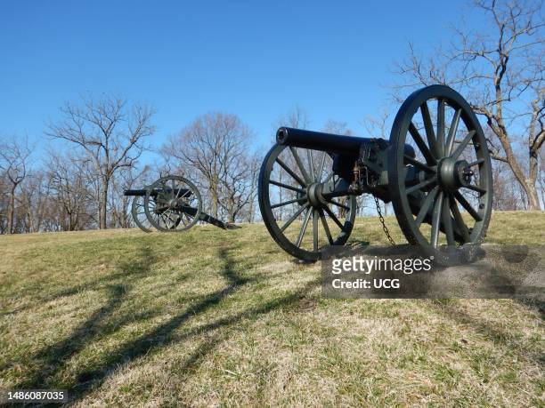 American Civil War cannons, Harpers Ferry National Historical Park, West Virginia.