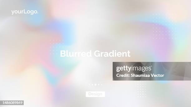 ilustrações de stock, clip art, desenhos animados e ícones de abstract blurred gradient fluid vector background design wallpaper template with dynamic color, waves, and geometric shape - miopia