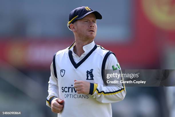 Alex Davies of Warwickshire during the LV= Insurance County Championship Division 1 match between Warwickshire and Surrey at Edgbaston on April 28,...