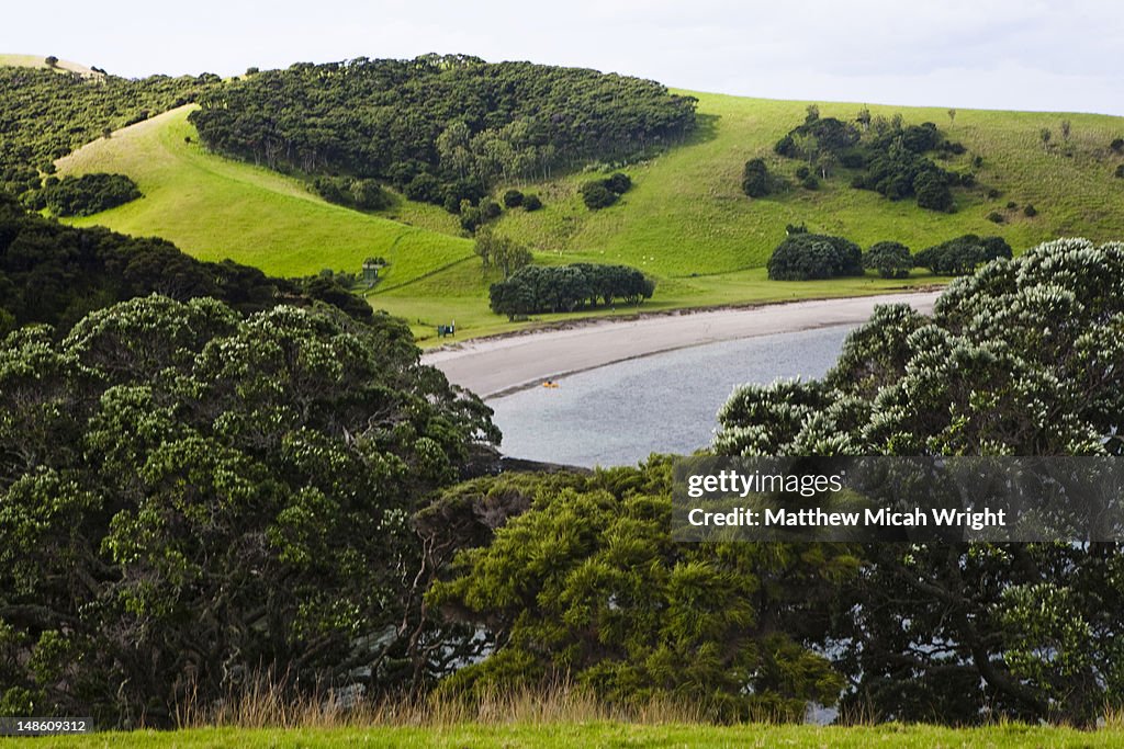 Urupukapuka Island is the largest of all the 144 islands in the Bay of Islands. The island is full of wonderful beaches and historic walks and it is virtually desolate throughout most of the island.