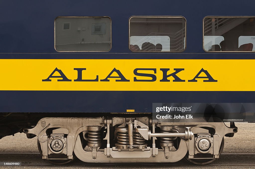 Alaska Railroad, train.