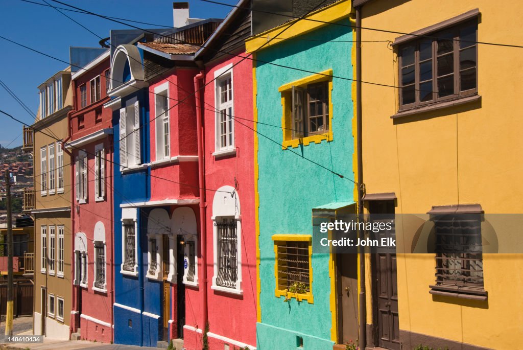Colourful houses in Cerro Conception.