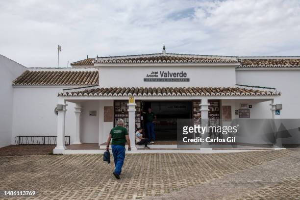 Eduardo, one of the guards of the Fuente de Piedra Lagoon arrives at the visitor center after his tour of the lagoon on April 28, 2023 in Fuente de...