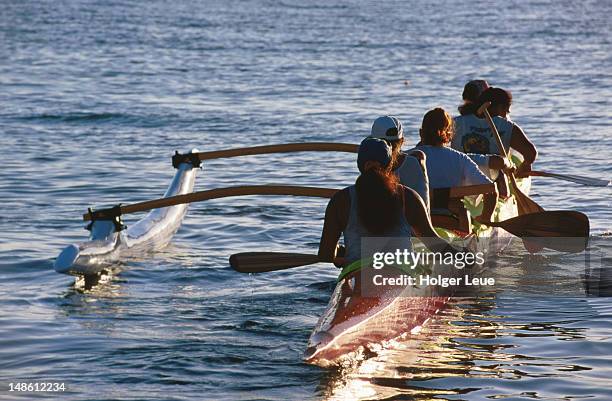 Outrigger Rowing 4,107 Outrigger Canoe Stock Photos, High-Res Pictures, and Images ...