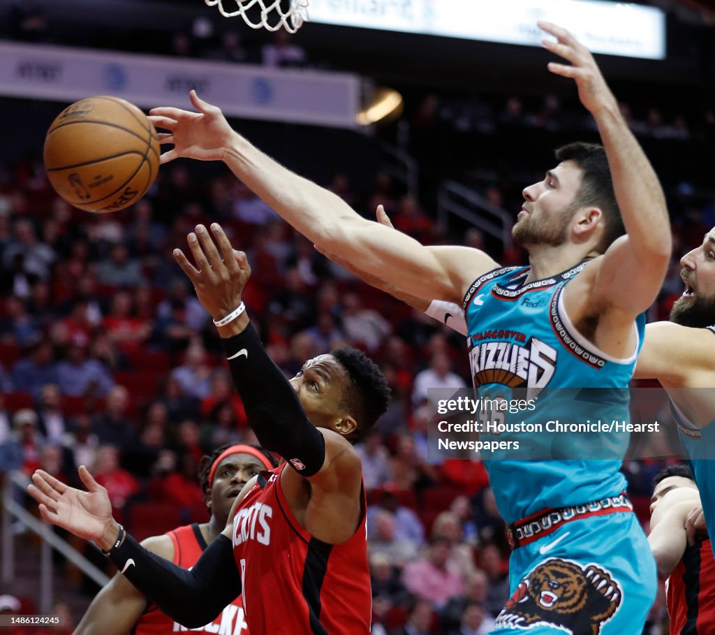 Russell Rockets Basketball Houston Rockets guard Russell Westbrook and Memphis Grizzlies guard ...