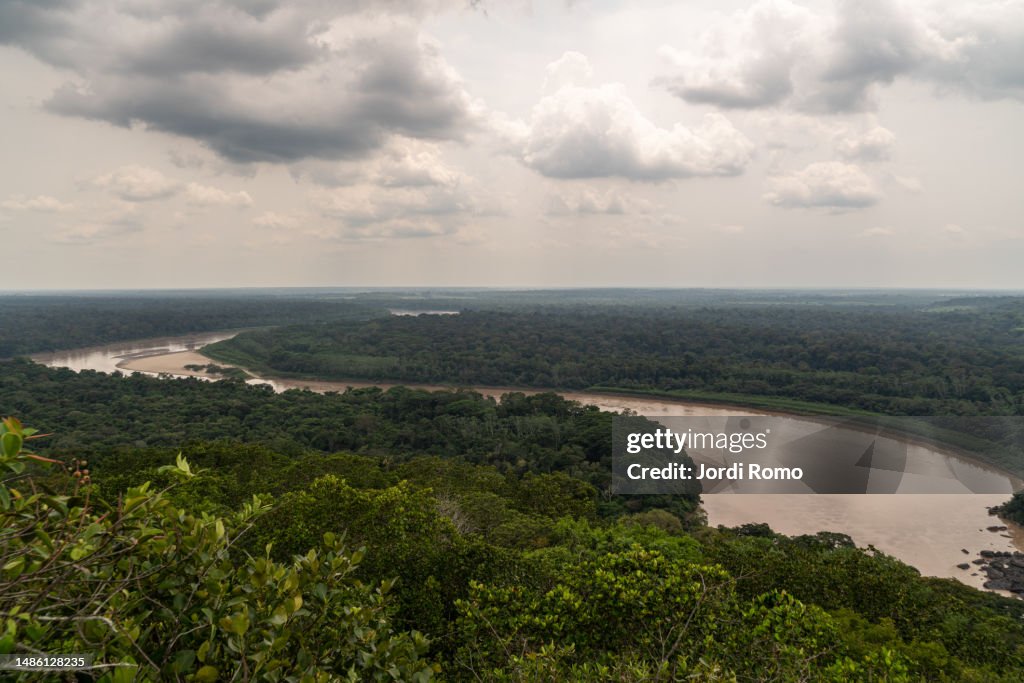 Amazing Guaviare river in Colombian Amazonia