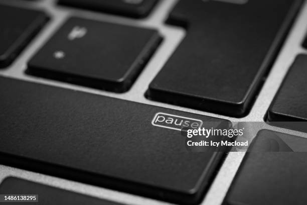 Pause Button Keyboard Photos et images de collection - Getty Images