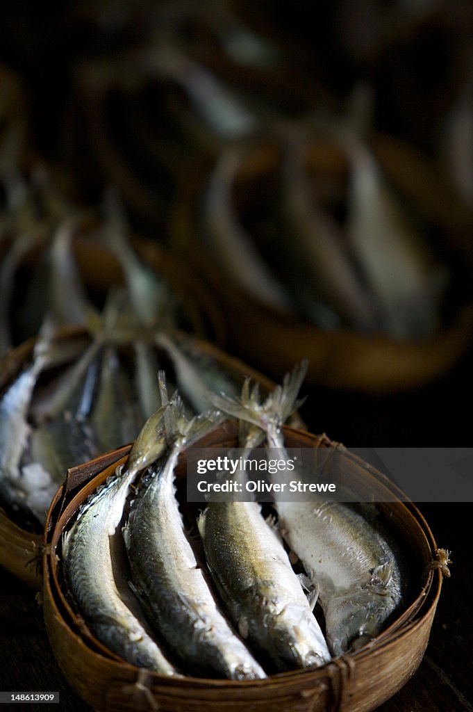 Fish and meat market.