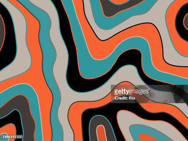 topographic line layer abstract background - camouflage blue stock illustrations
