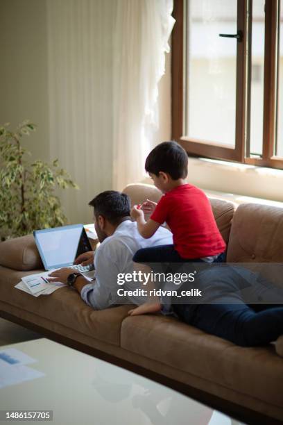 businessman working at home. - epidemic sound stock pictures, royalty-free photos & images