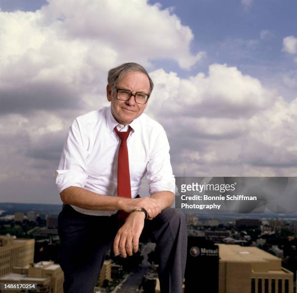 American businessman and investor Warren Buffett poses for a portrait in Omaha, Nebraska, circa 1984.