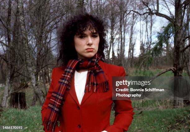 American musician Ann Wilson, of the American rock band Heart, poses for a portrait in Los Angeles, California, March 1980.