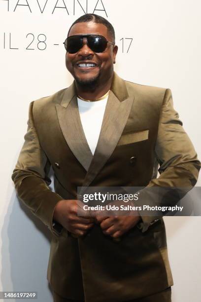 Kehinde Wiley during Kehinde Wiley’s Havana Opening Reception at the Sean Kelly New York Gallery on April 27, 2023 in New York City.