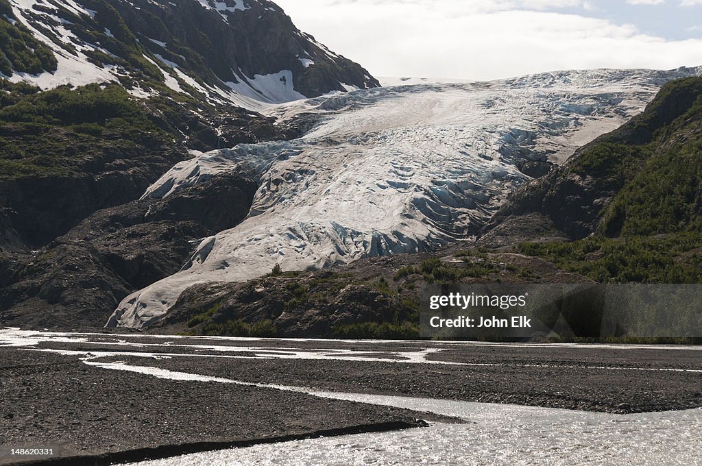 Exit Glacier landscape.