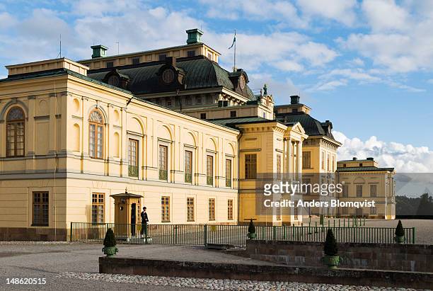 drottningholm palace. - drottningholm palace stock-fotos und bilder
