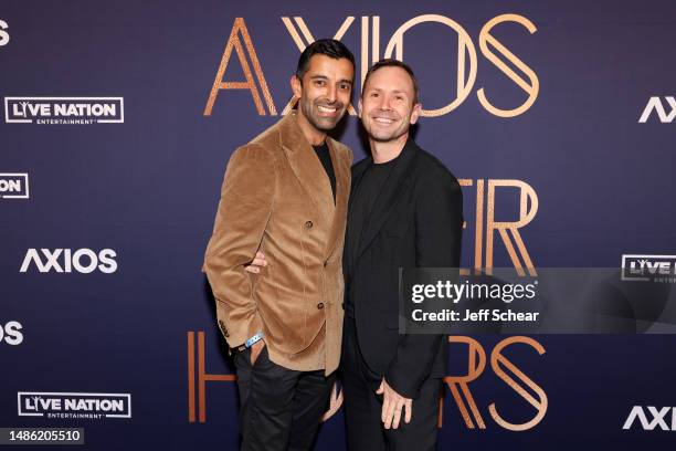 Guests attend the Axios After Hours Presented By Live Nation at National Building Museum on April 28, 2023 in Washington, DC.