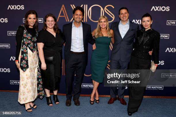 Guests attend the Axios After Hours Presented By Live Nation at National Building Museum on April 28, 2023 in Washington, DC.