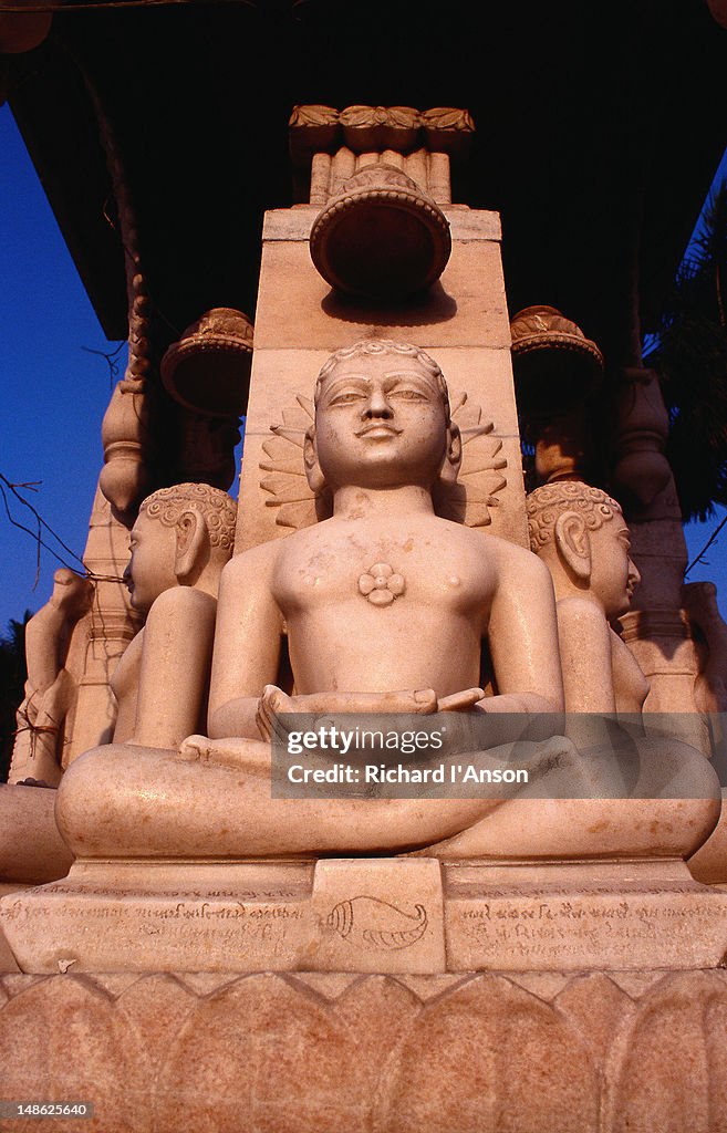 Statues at Digambara Jain Temple