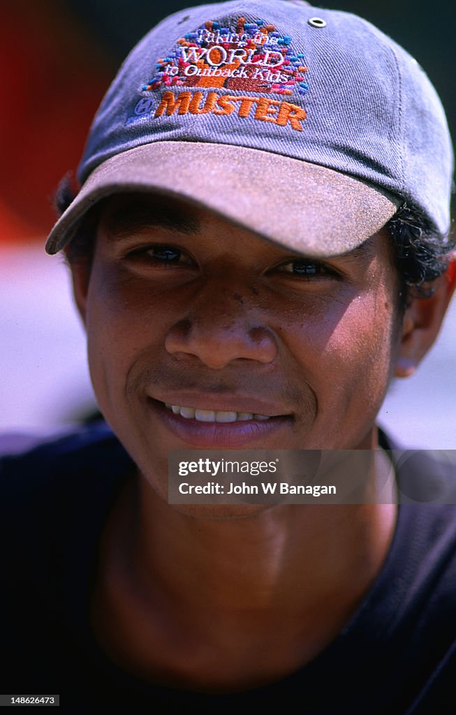 A smiling Timorese face.