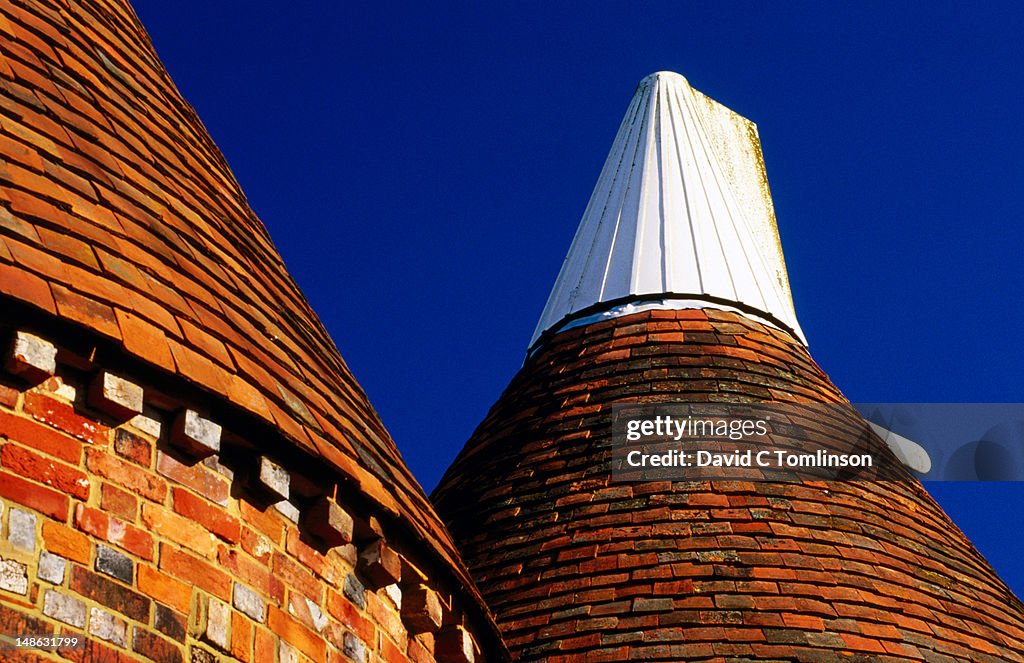 Detail of oast house roof.