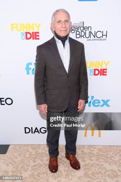 Dr. Anthony Fauci attends the 30th Anniversary White House Correspondents' Garden Brunch on April 29, 2023 in Washington, DC.