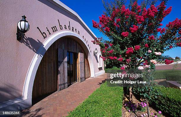 bimbadgen estate winery. - hunter valley stock pictures, royalty-free photos & images